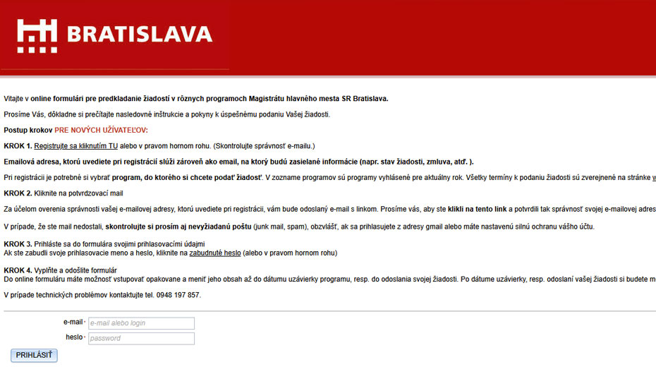 Podpora pohybových a iných záujmových a vzdelávacích podujatí a aktivít v roku 2025 pre Bratislavu