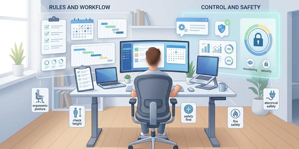 Home office – pravidlá, nároky, kontrola a BOZP