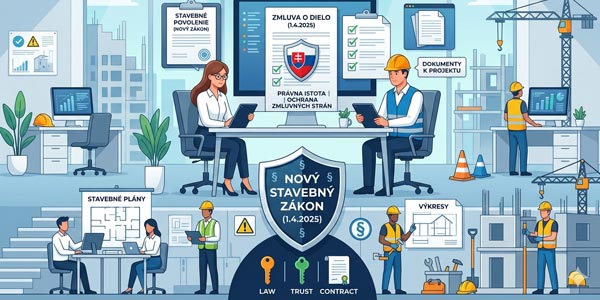 Zmluvy o dielo v stavebníctve po účinnosti nového Stavebného zákona (1.4.2025)
