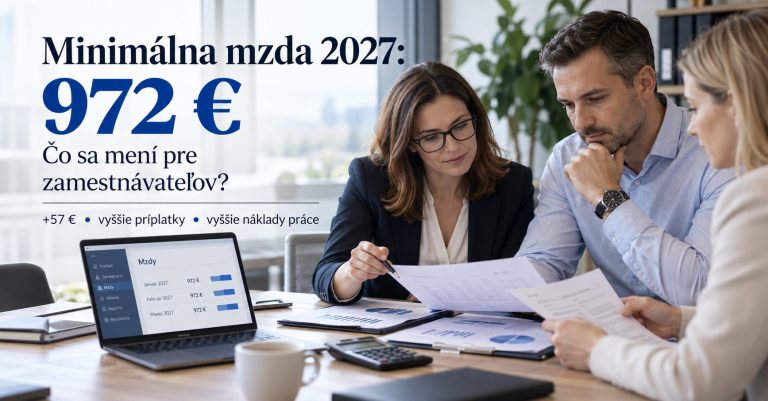 Príprava miezd na rok 2027: minimálna mzda, stupne náročnosti práce a príplatky