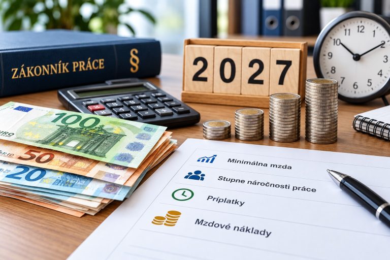 Mzdové zmeny od roku 2027: minimálna mzda, príplatky a dopady na mzdové nastavenie vo firme